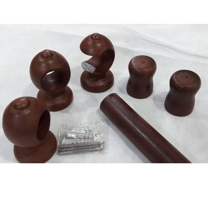 Barral de Madera Cedro 22 mm - Kit completo